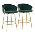 Luxe Steel Frame Counter Stools