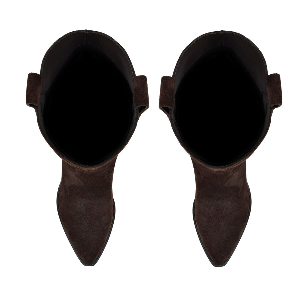 Asken Leather Western Boots
