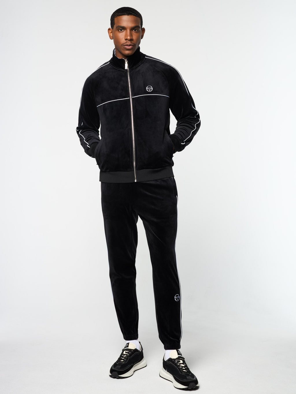 Lioni Velour Track Jacket