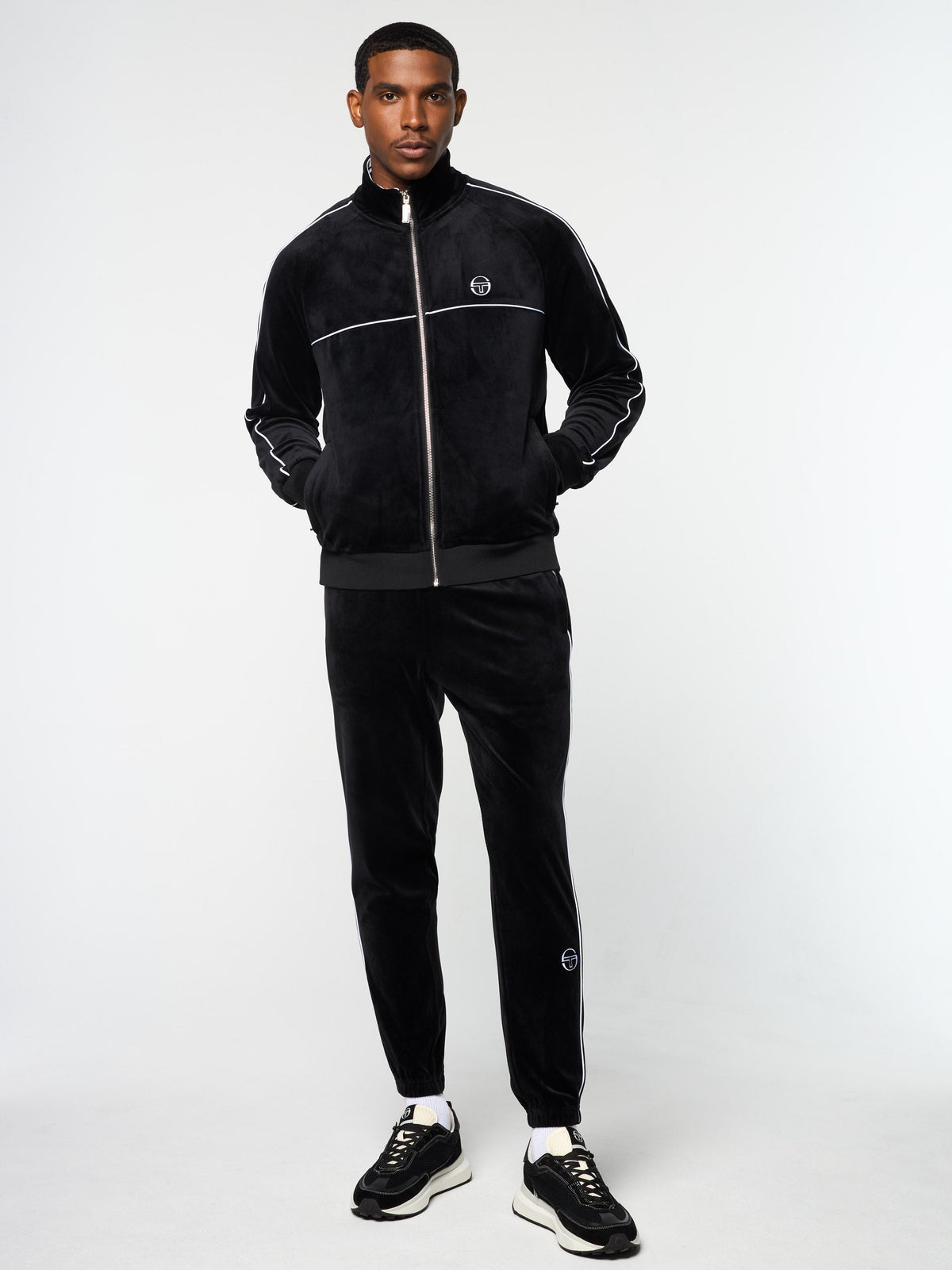 Lioni Velour Track Jacket