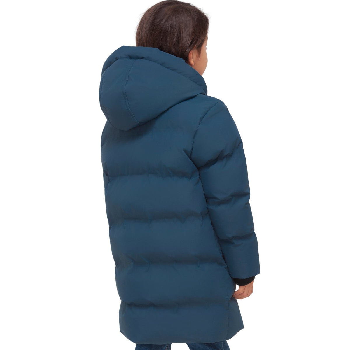 Rokka&Rolla Boys' Thigh Length Puffer Coat Seamless Borg Lined Jacket