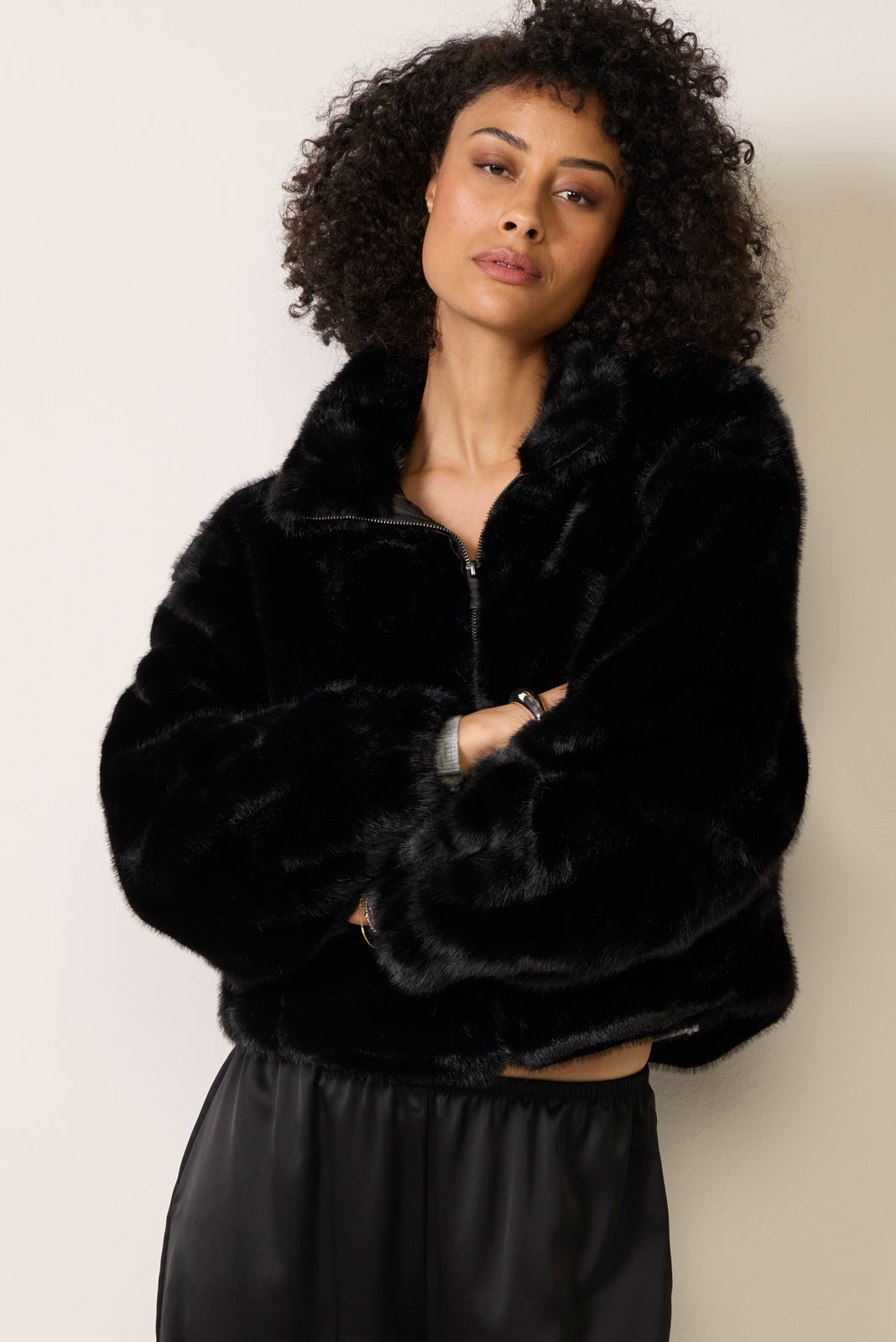 Women's Everest Fur Bomber