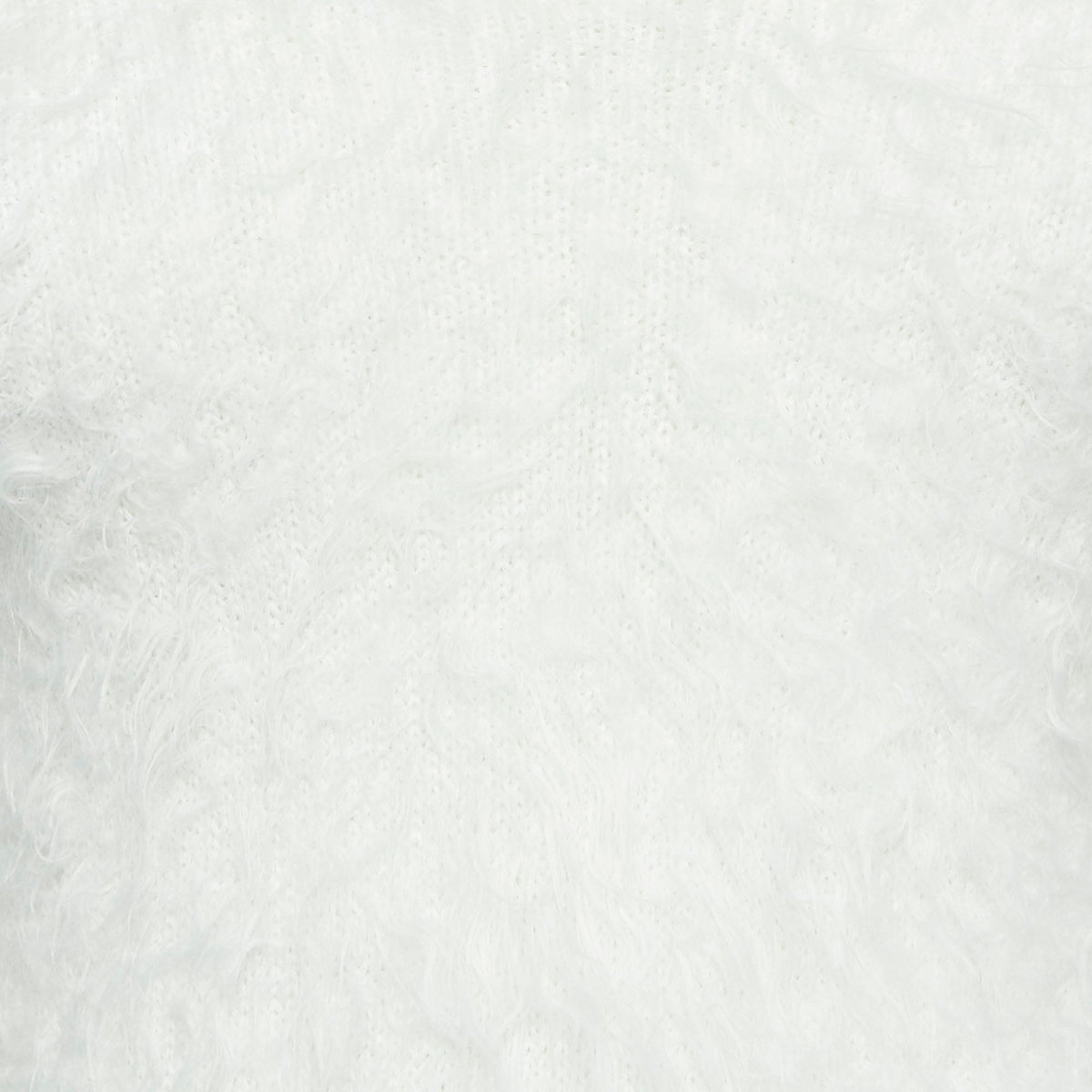 Dsquared2 White Textured Knit Crewneck Top