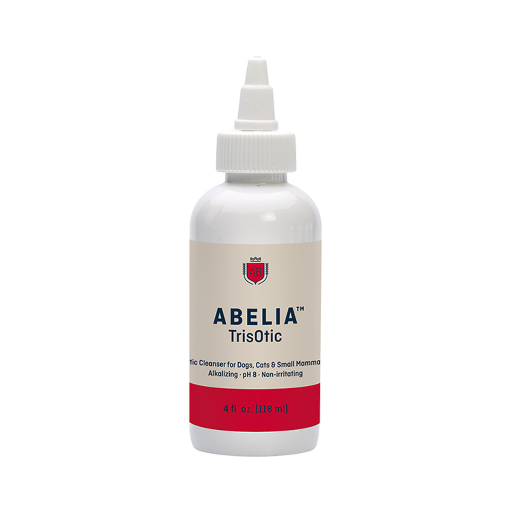 Abelia TrisOtic Ear Cleaner for Dogs, Cats & Small Mammals (4 oz)