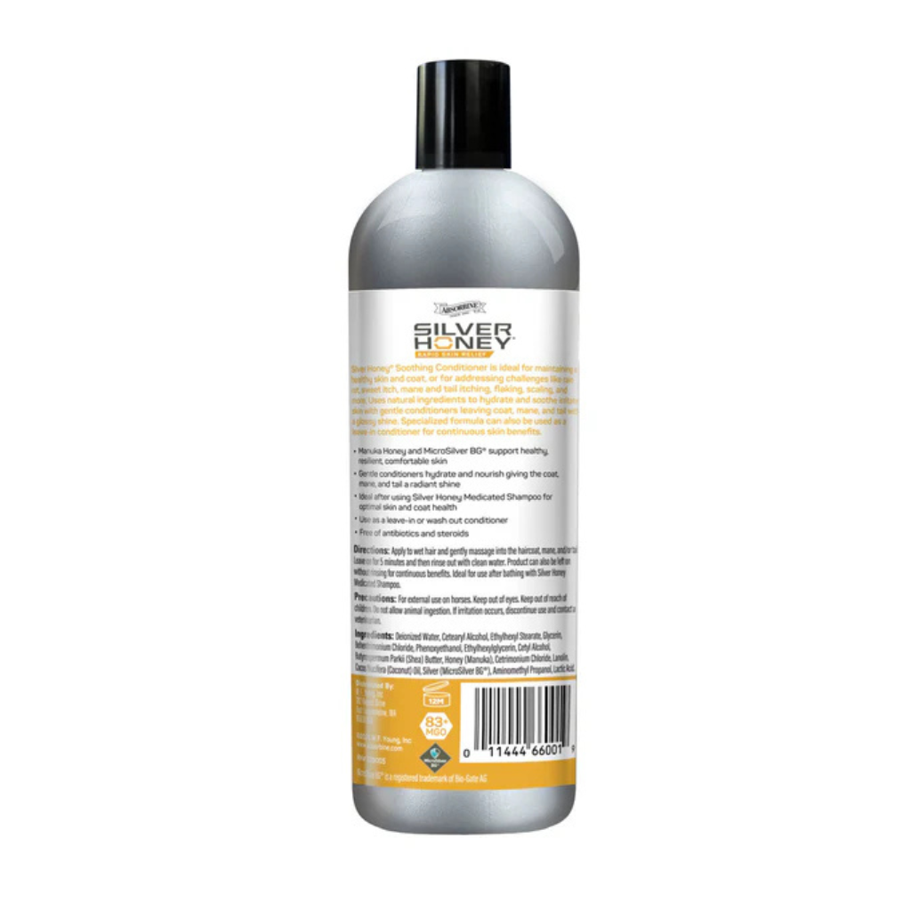 Absorbine Silver Honey Rapid Skin Relief Sooth Conditioner (16 oz)