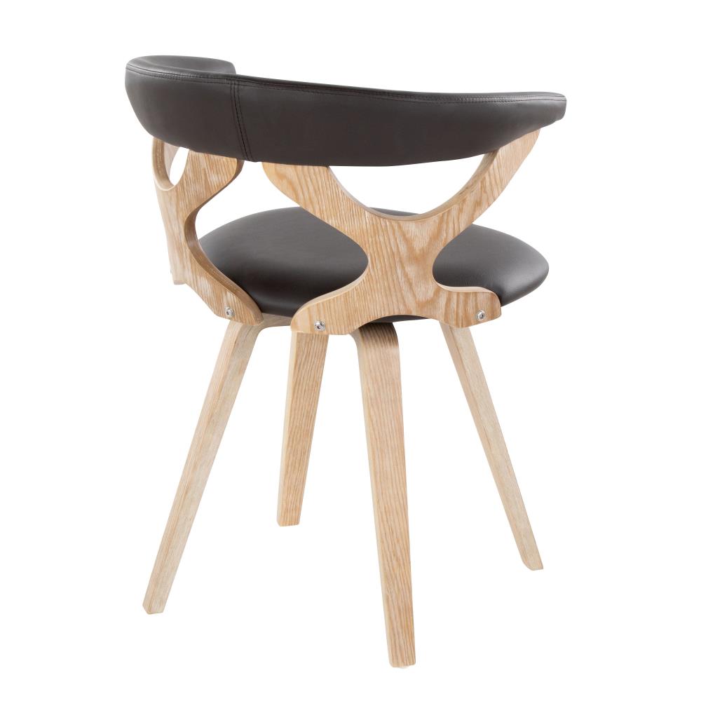Modern Faux Leather Accent Chair