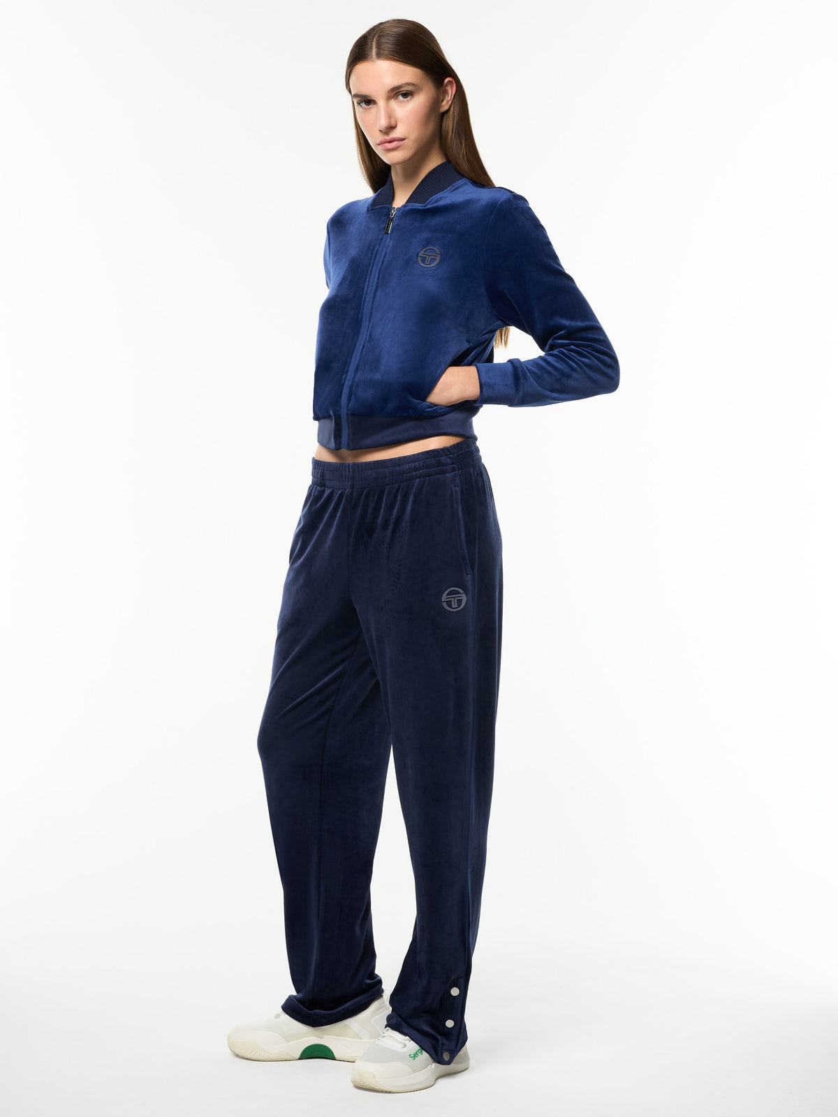 Dalia Velour Track Jacket