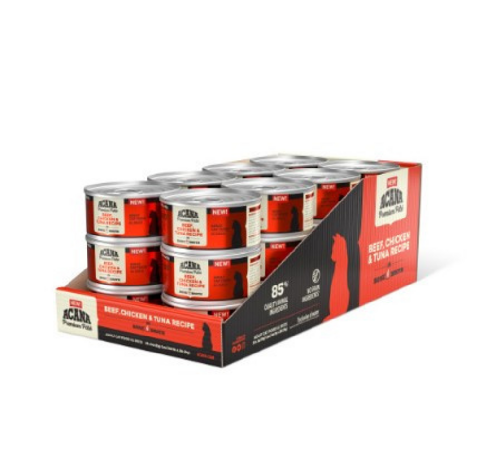 ACANA Beef & Chicken & Tuna in Bone Broth Wet Cat Food