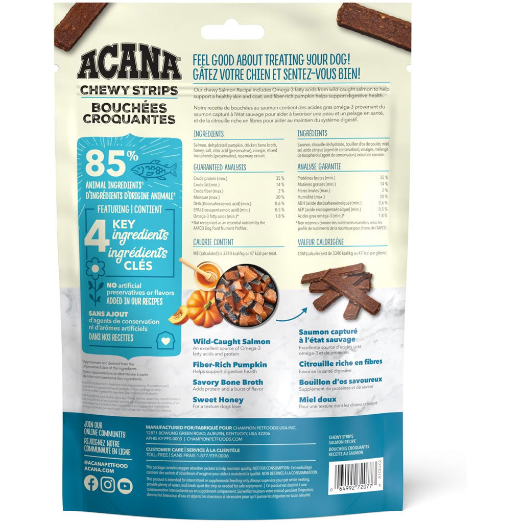 ACANA Chewy Strips Dog Treats, 4-oz