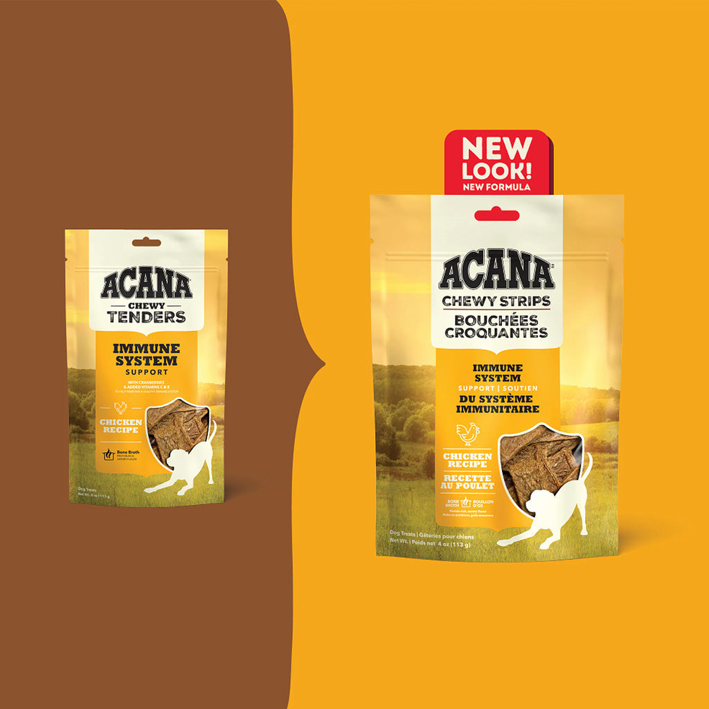 ACANA Chewy Strips Dog Treats, 4-oz