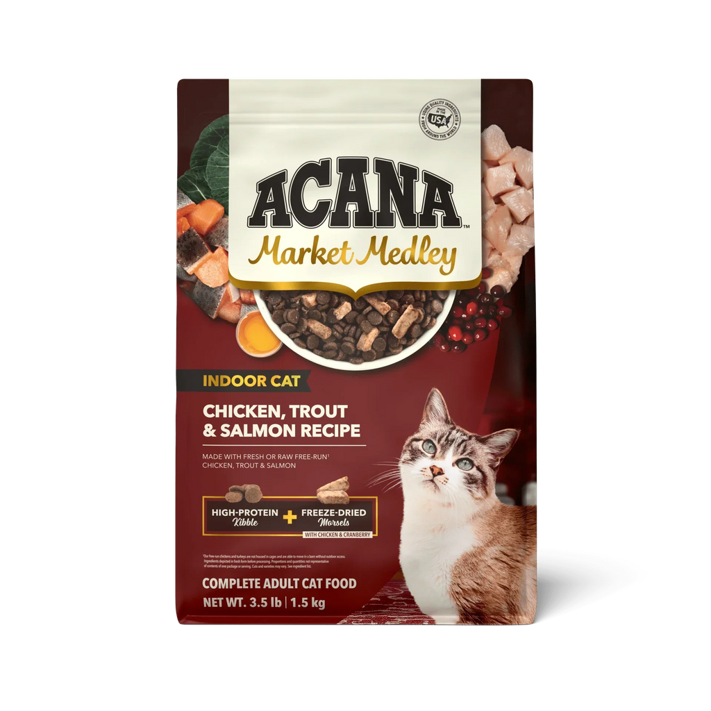 Acana Market Medley Chicken, Trout & Salmon Recipe Dry Cat Food