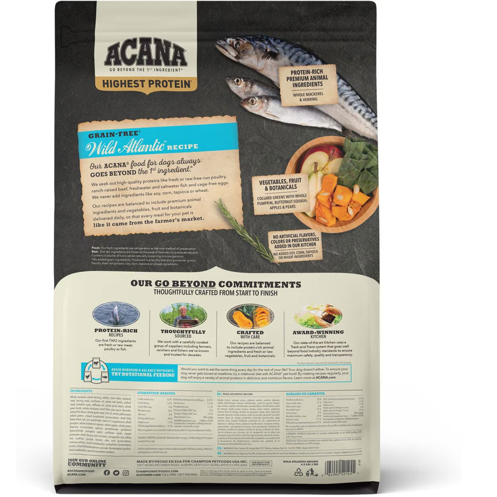 ACANA Wild Atlantic Highest Protein Grain-Free Dry Dog Food