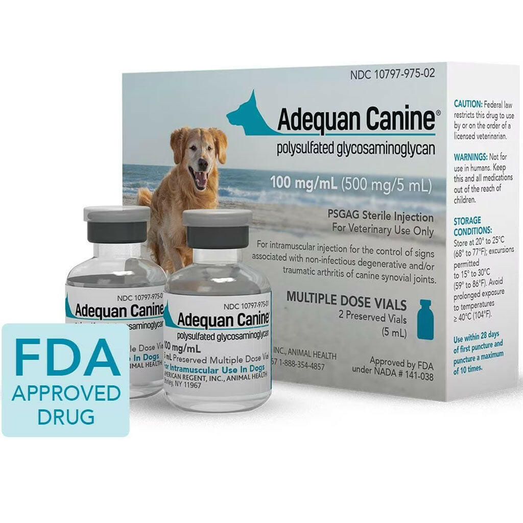 Adequan Injectable for Dog Arthritis - Polysulfated Glycosaminoglycan (PSGAG)