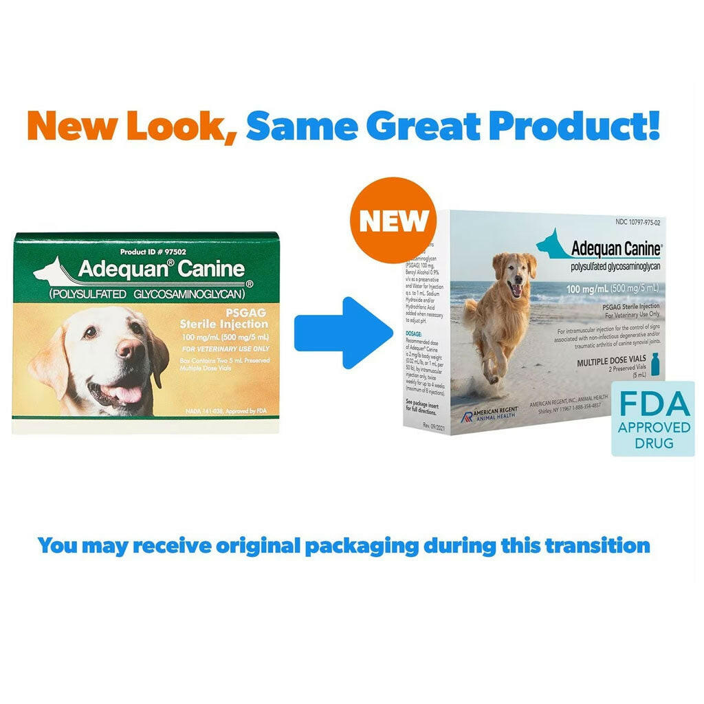 Adequan Injectable for Dog Arthritis - Polysulfated Glycosaminoglycan (PSGAG)