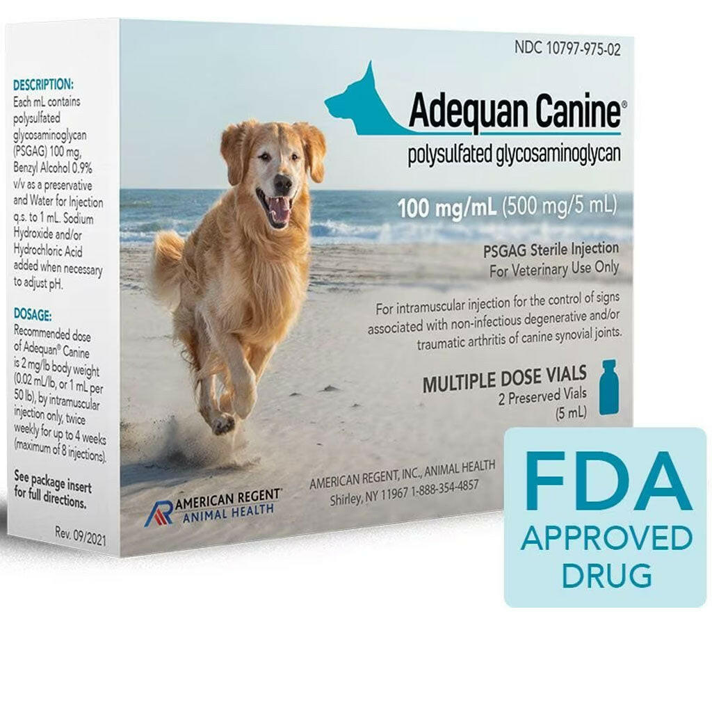 Adequan Injectable for Dog Arthritis - Polysulfated Glycosaminoglycan (PSGAG)