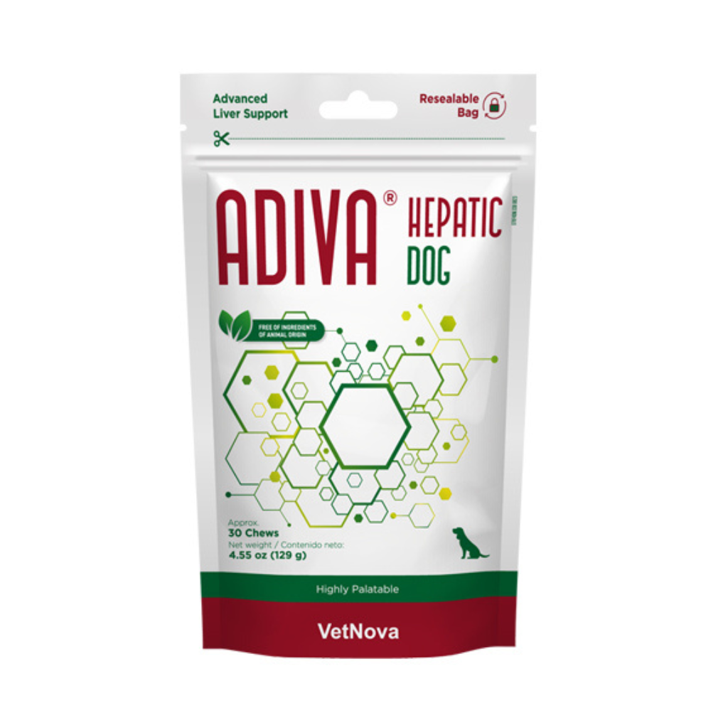 Adiva Hepatic DogLiver Support Chews for Dogs (30 chews)