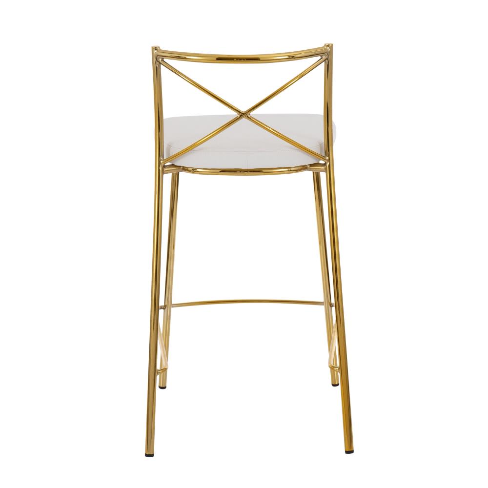 Faux Leather Counter Height Stools