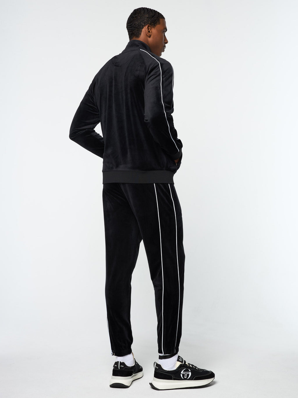 Lioni Velour Track Jacket