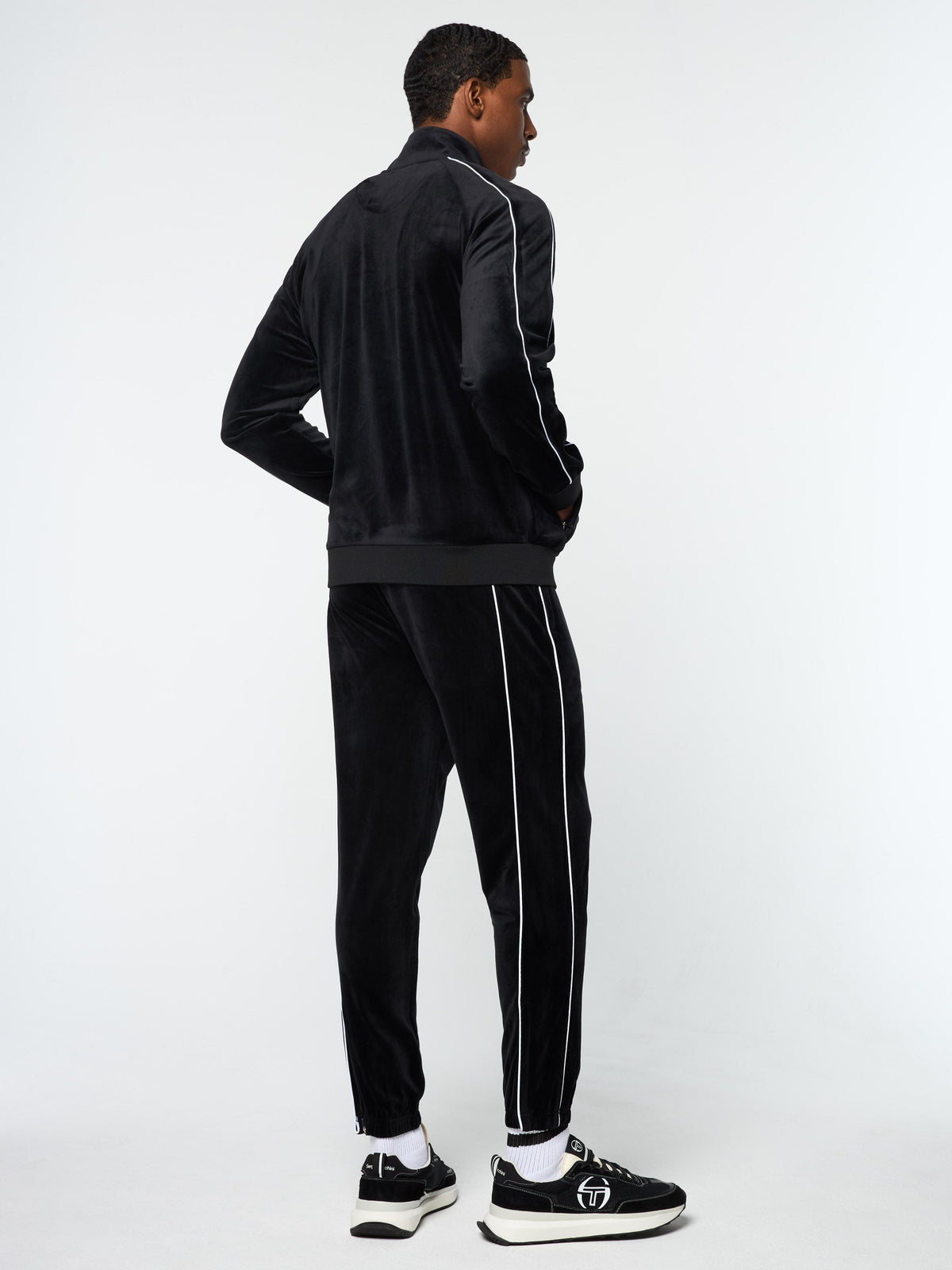Lioni Velour Track Jacket