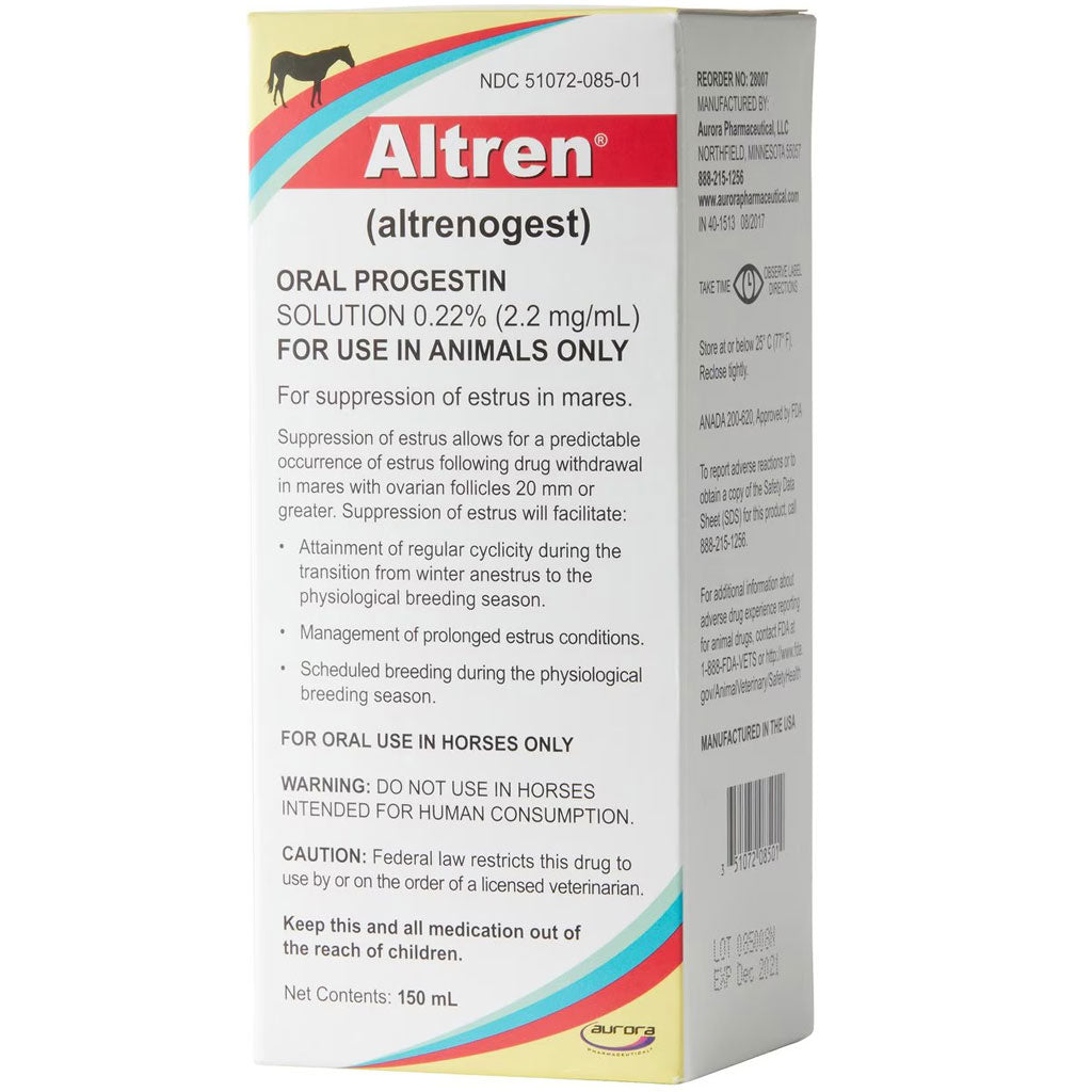 Altren (Altrenogest) Solution for Horses