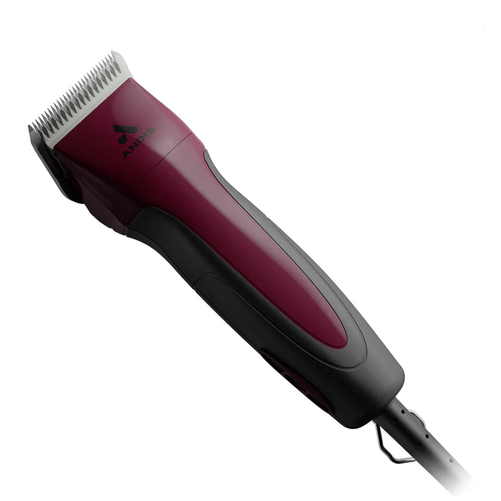 Andis Excel 5-Speed Plus Detachable Blade, Burgundy