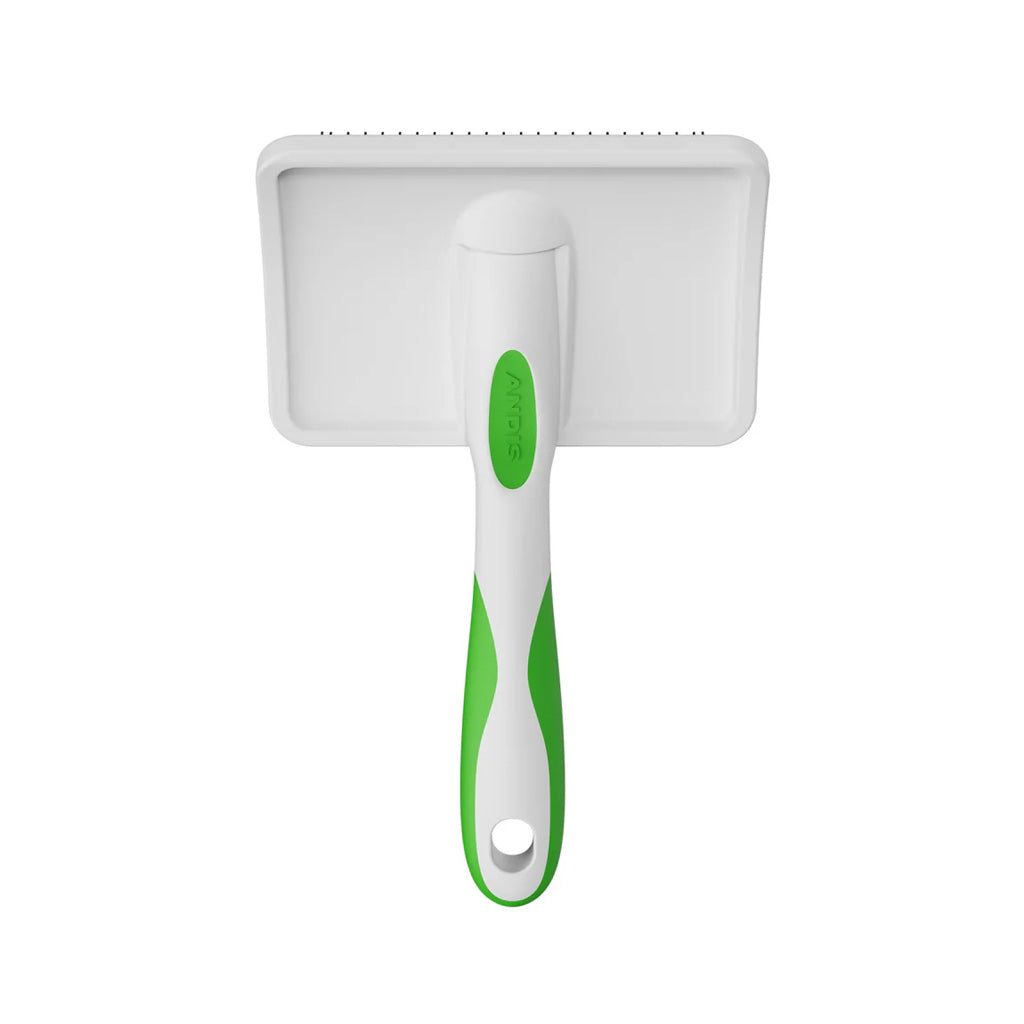Andis Firm Slicker Dog Grooming Brush, Green/White