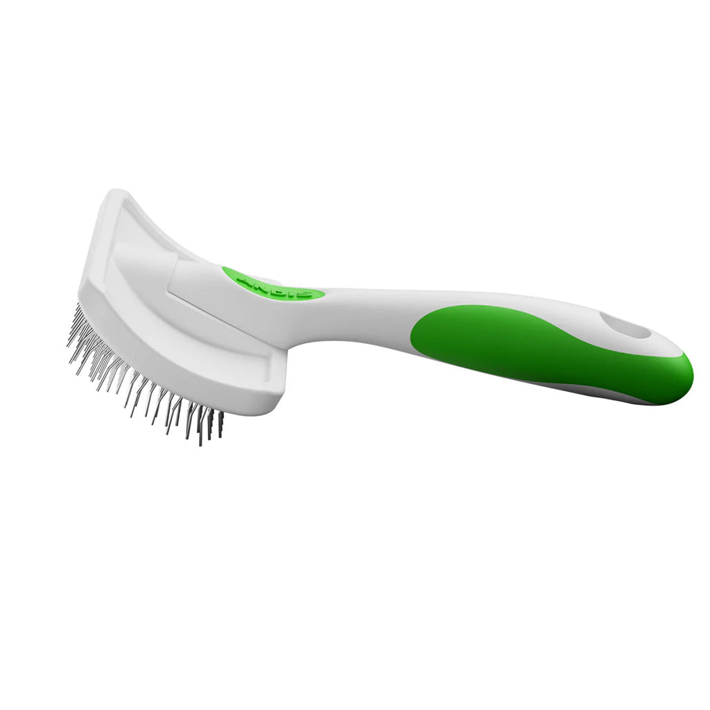 Andis Firm Slicker Dog Grooming Brush, Green/White