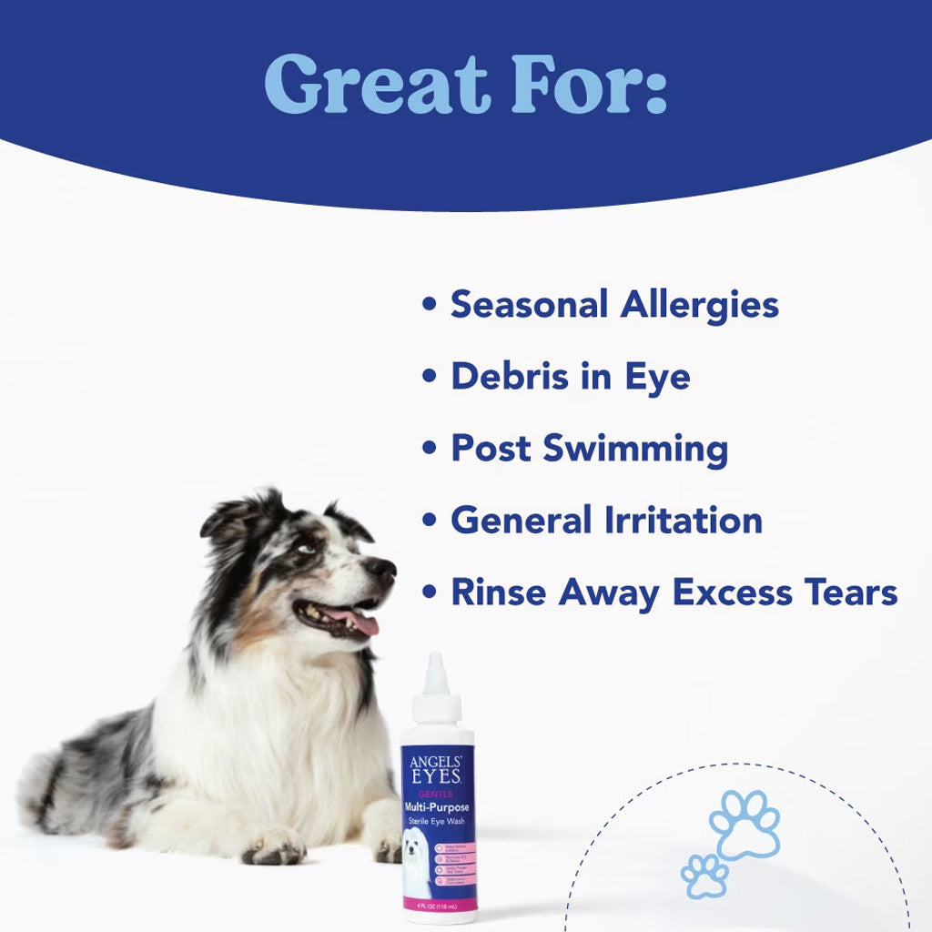 Angel's Eyes Multi-Purpose Sterile Dogs & Cat Eye Wash, 4-fl oz