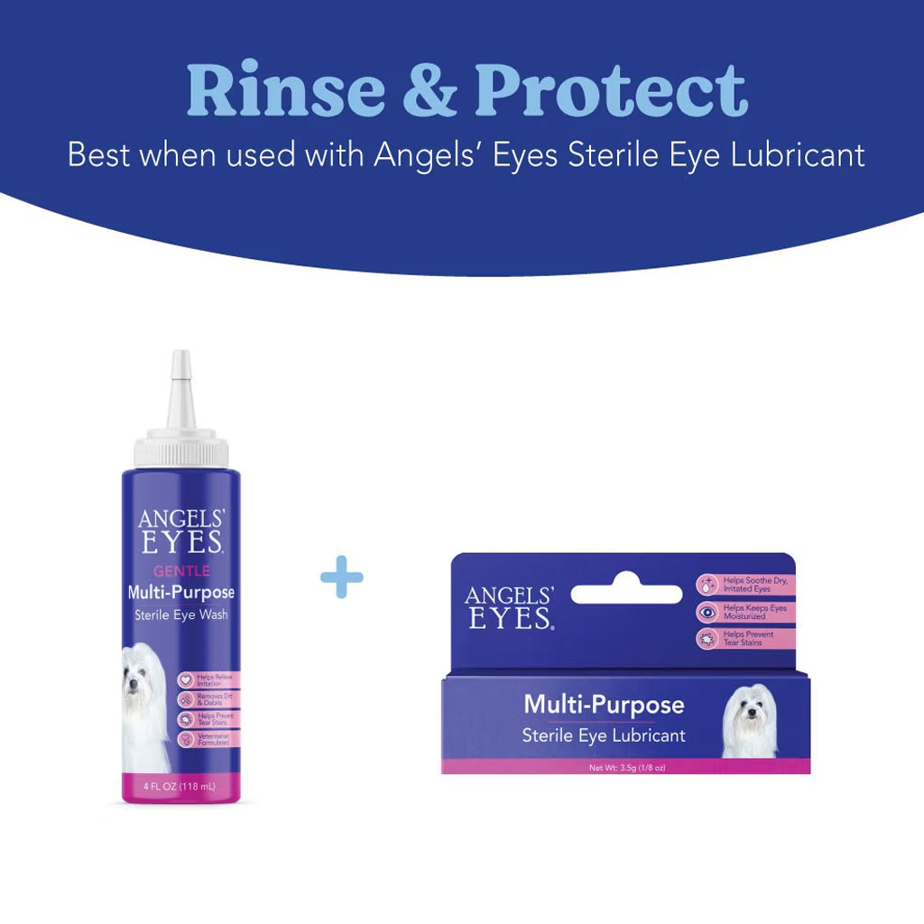 Angel's Eyes Multi-Purpose Sterile Dogs & Cat Eye Wash, 4-fl oz