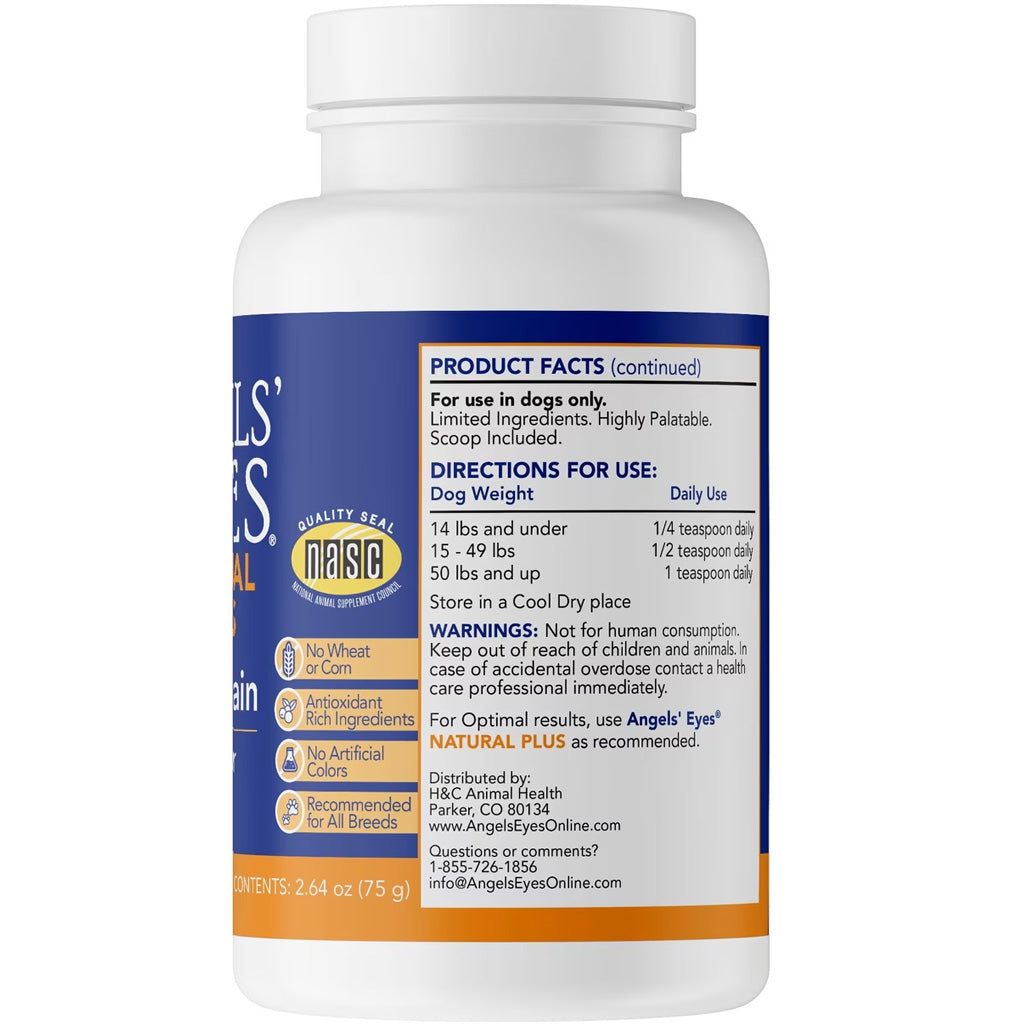 Angel's Eyes Natural Plus Powder Supplement for Dogs