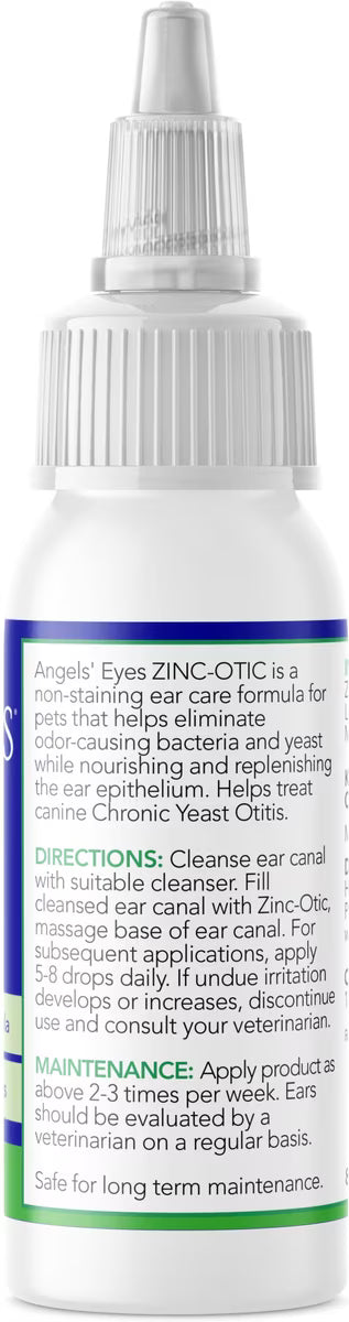 Angel's Eyes Zinc-Otic Ear Relief Treatment for Dogs & Cats, 1-oz