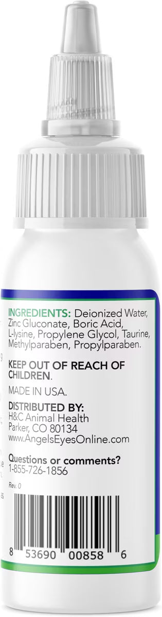 Angel's Eyes Zinc-Otic Ear Relief Treatment for Dogs & Cats, 1-oz