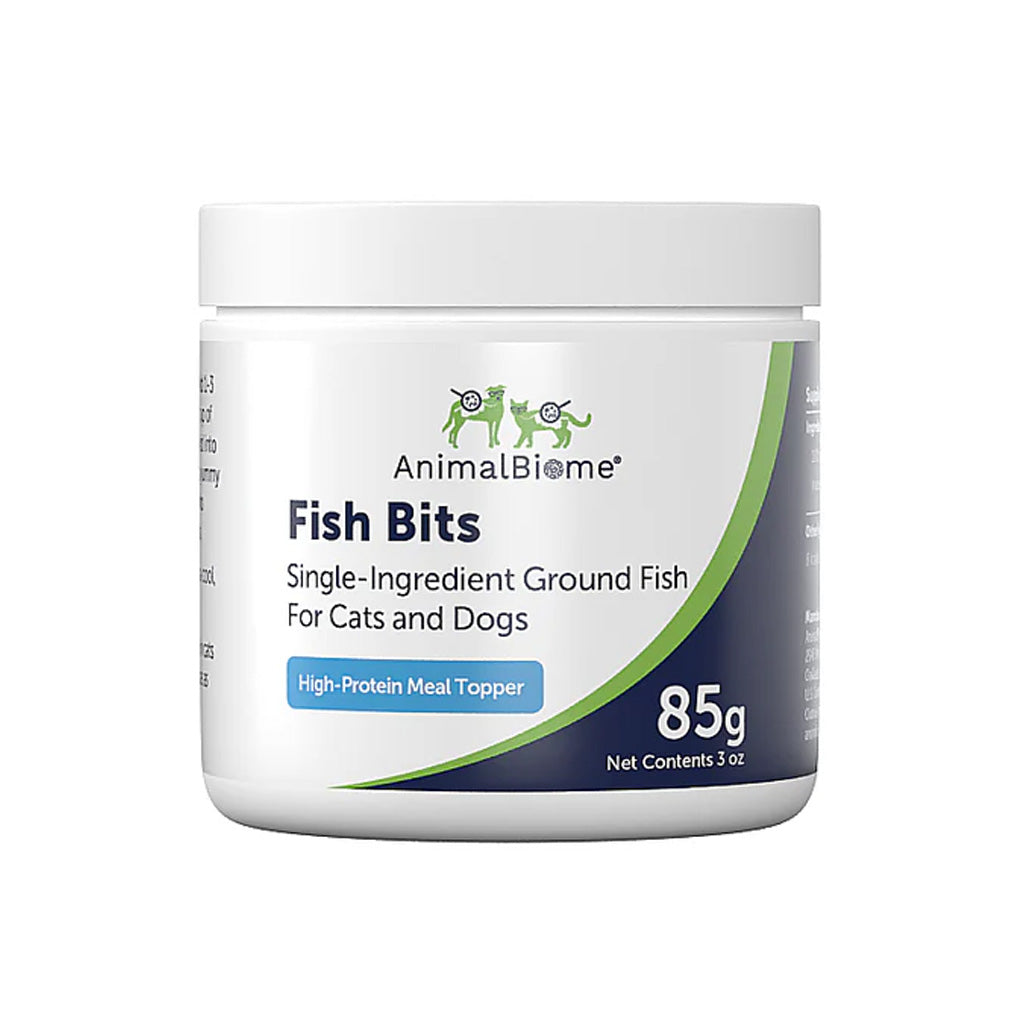 Animal Biome Fish Bits High-Protein Food Topper for Cats and Dogs, 3-oz