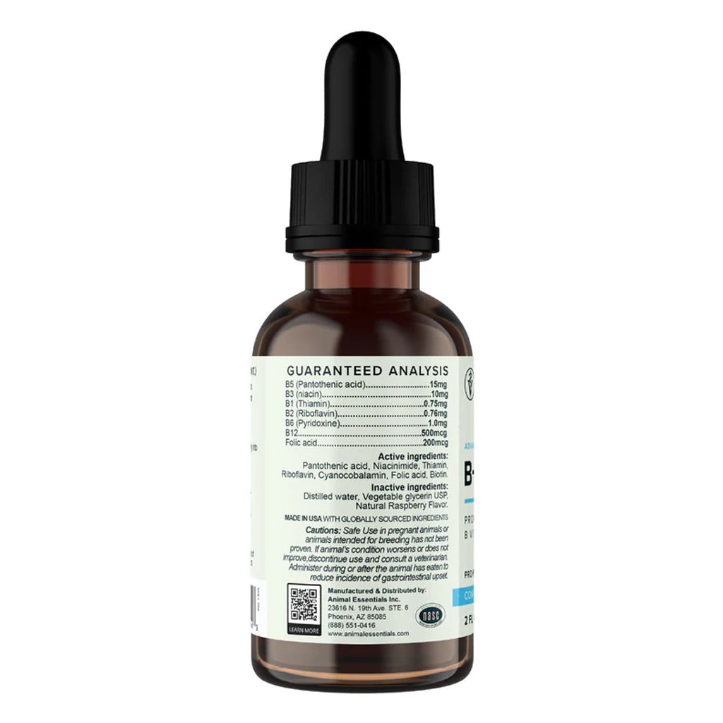 Animal Essentials Advanced Herbal Formula B-Complex for Dogs & Cats, 2-oz