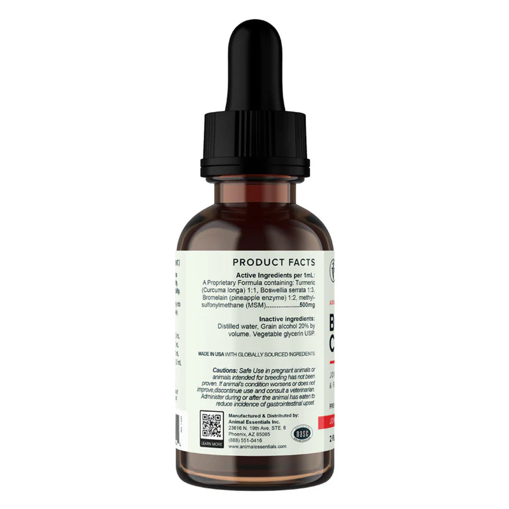 Animal Essentials Advanced Herbal Formula BOS Curcuma Joint Mobility for Dogs & Cats, 2-oz