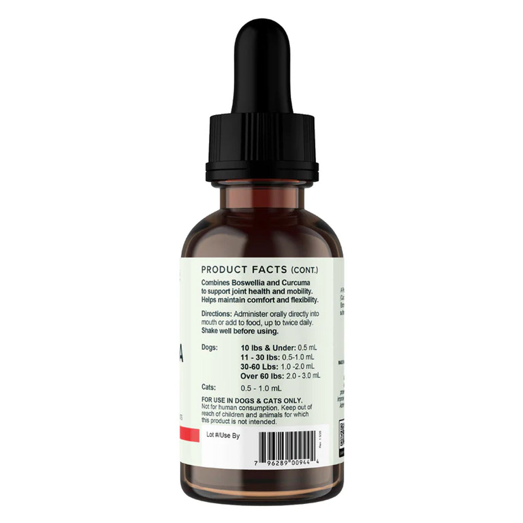 Animal Essentials Advanced Herbal Formula BOS Curcuma Joint Mobility for Dogs & Cats, 2-oz