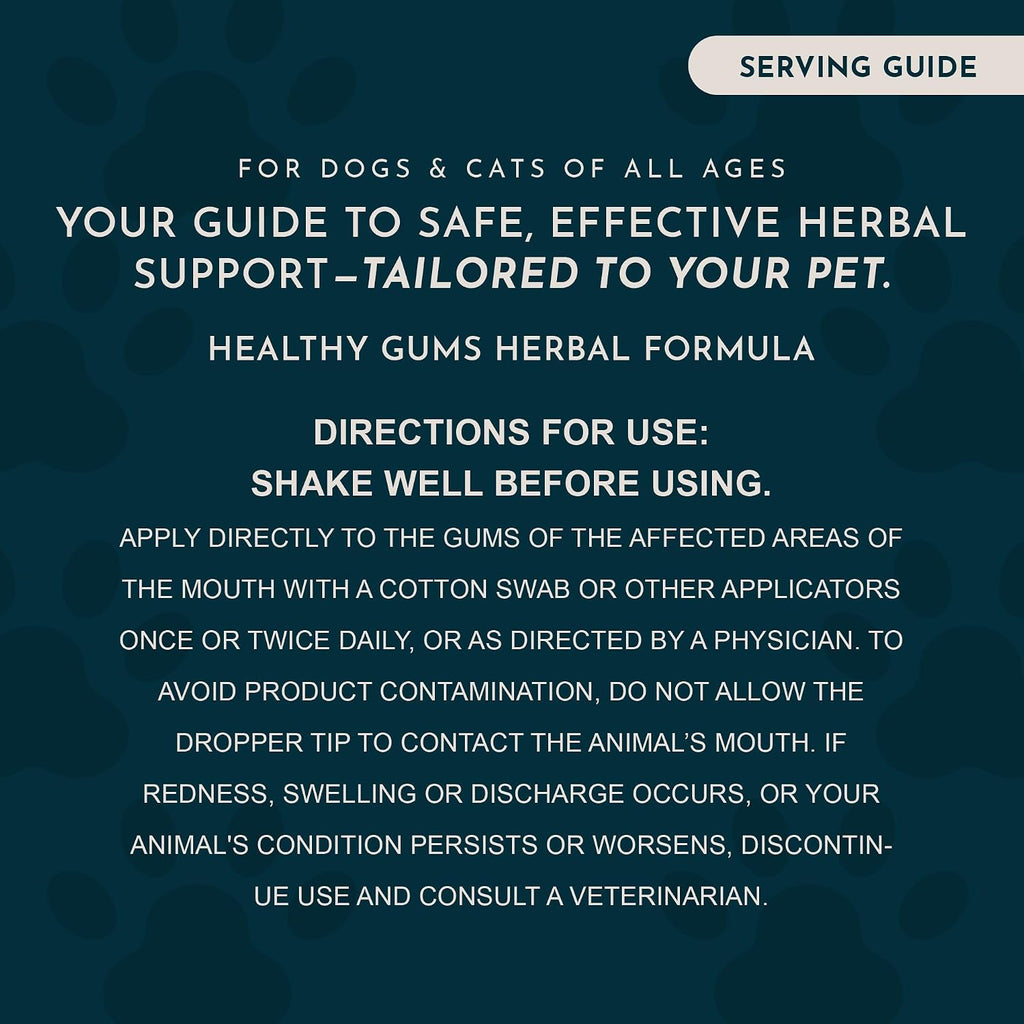 Animal Essentials Herbal Formula Healthy Gums for Dogs & Cats, 1-oz