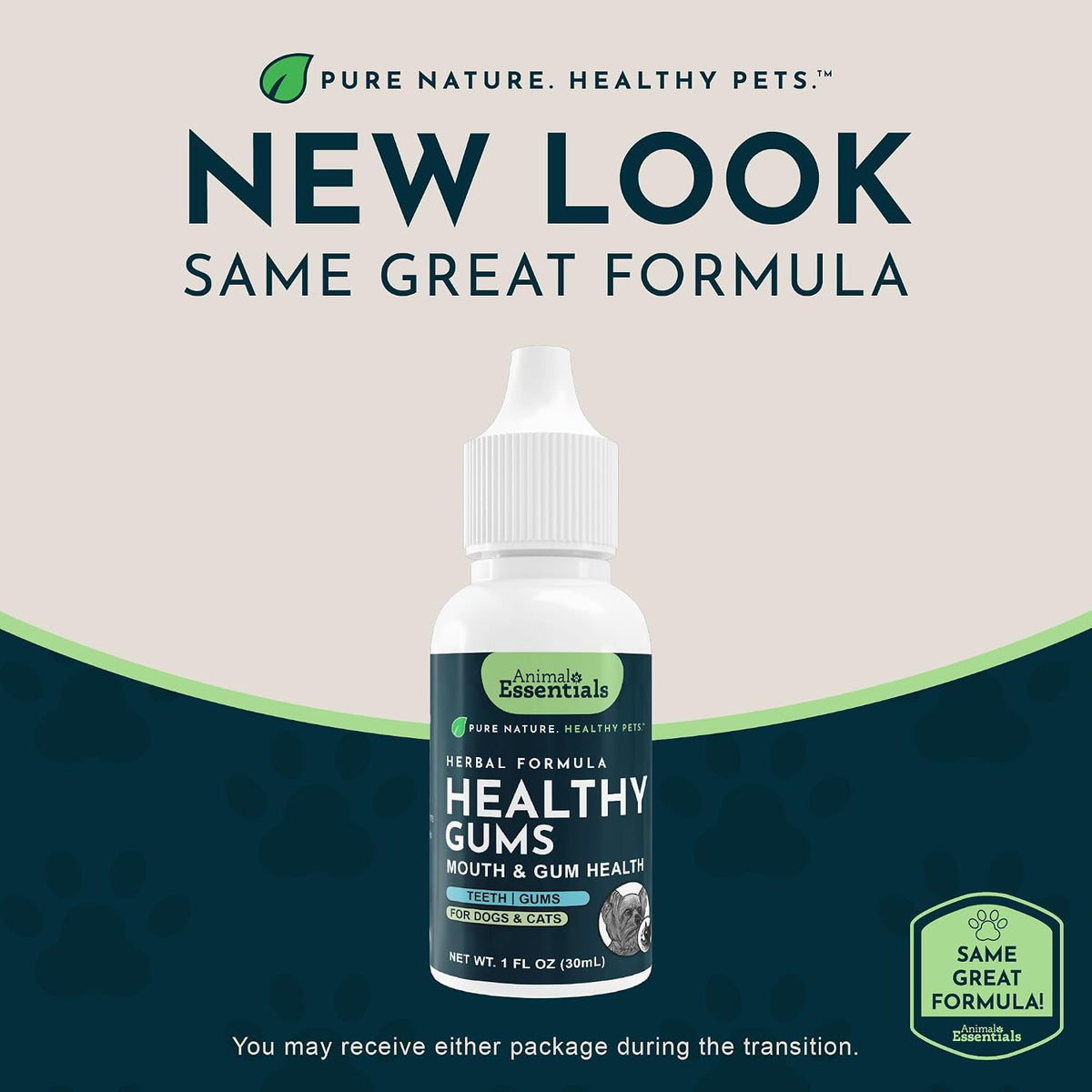 Animal Essentials Herbal Formula Healthy Gums for Dogs & Cats, 1-oz