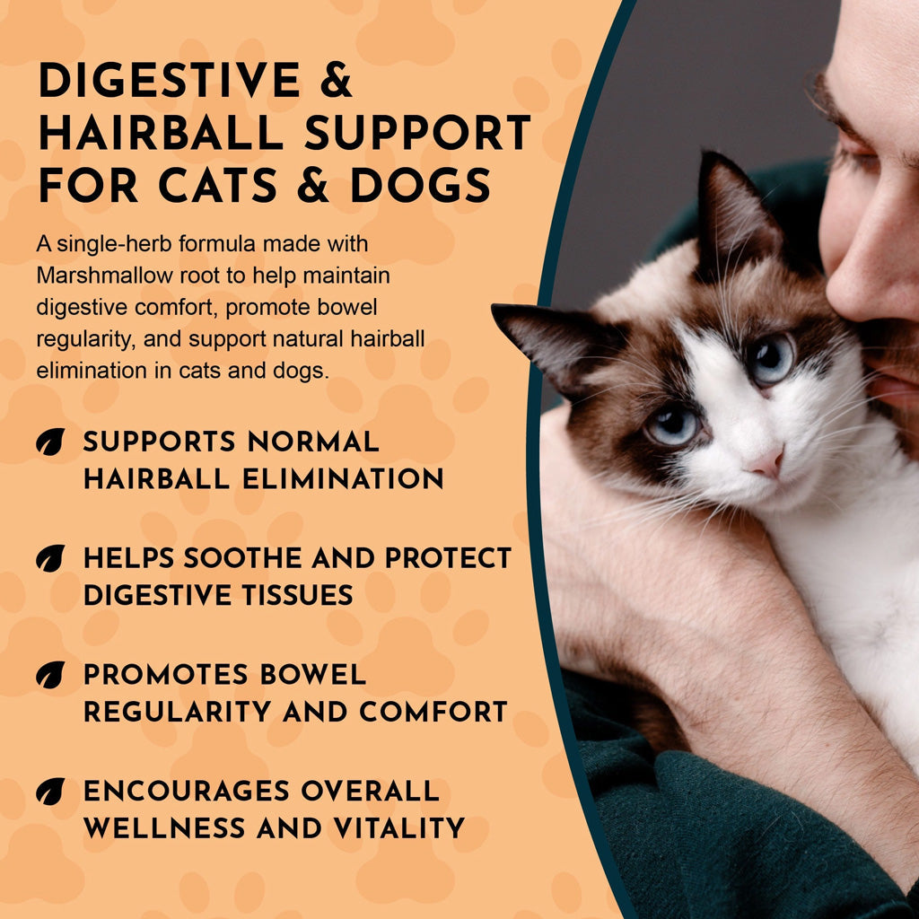 Animal Essentials Herbal Tonic Blend Hairball Relief Prevents & Removes Hairballs for Dogs & Cats