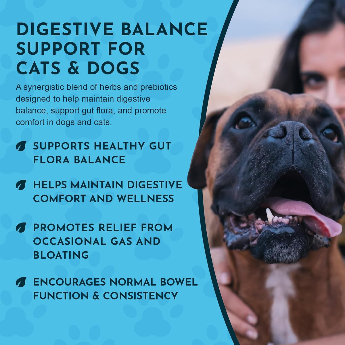 Animal Essentials Herbal Tonic Blend Healthy Gut Prebiotic for Intestinal Well-Being for Dogs & Cats