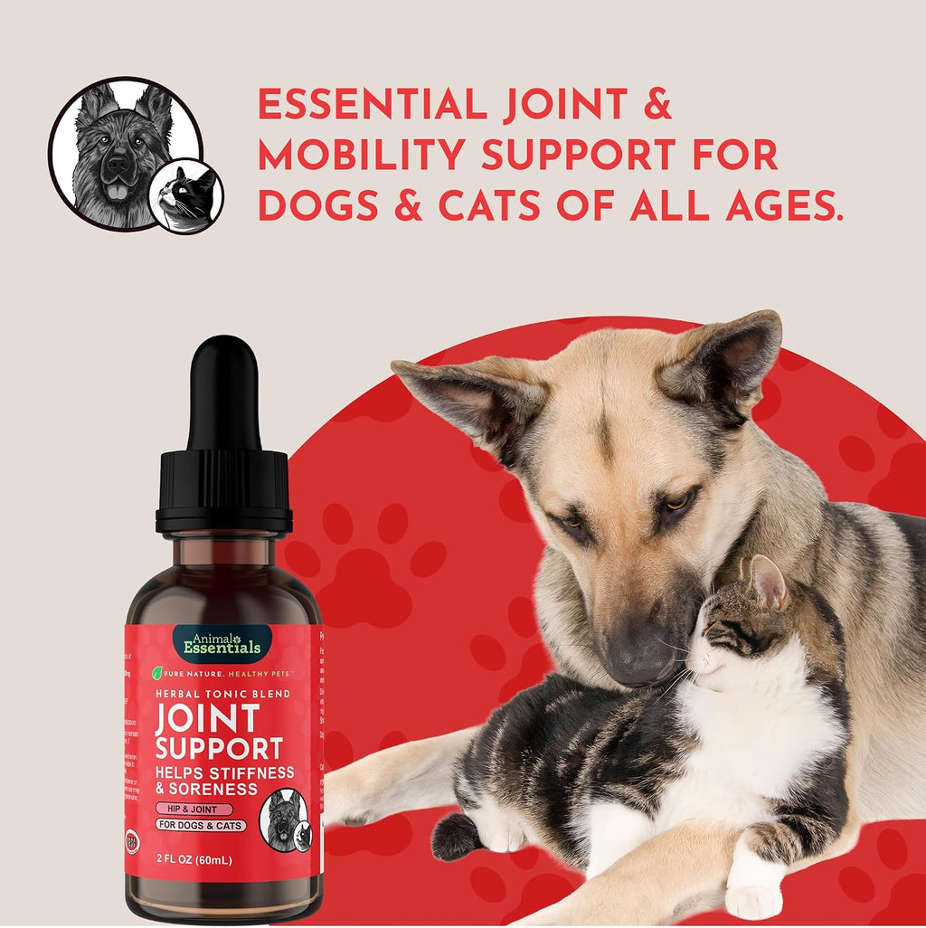 Animal Essentials Herbal Tonic Blend Joint Support Helps Stiffness & Soreness for Dogs & Cats