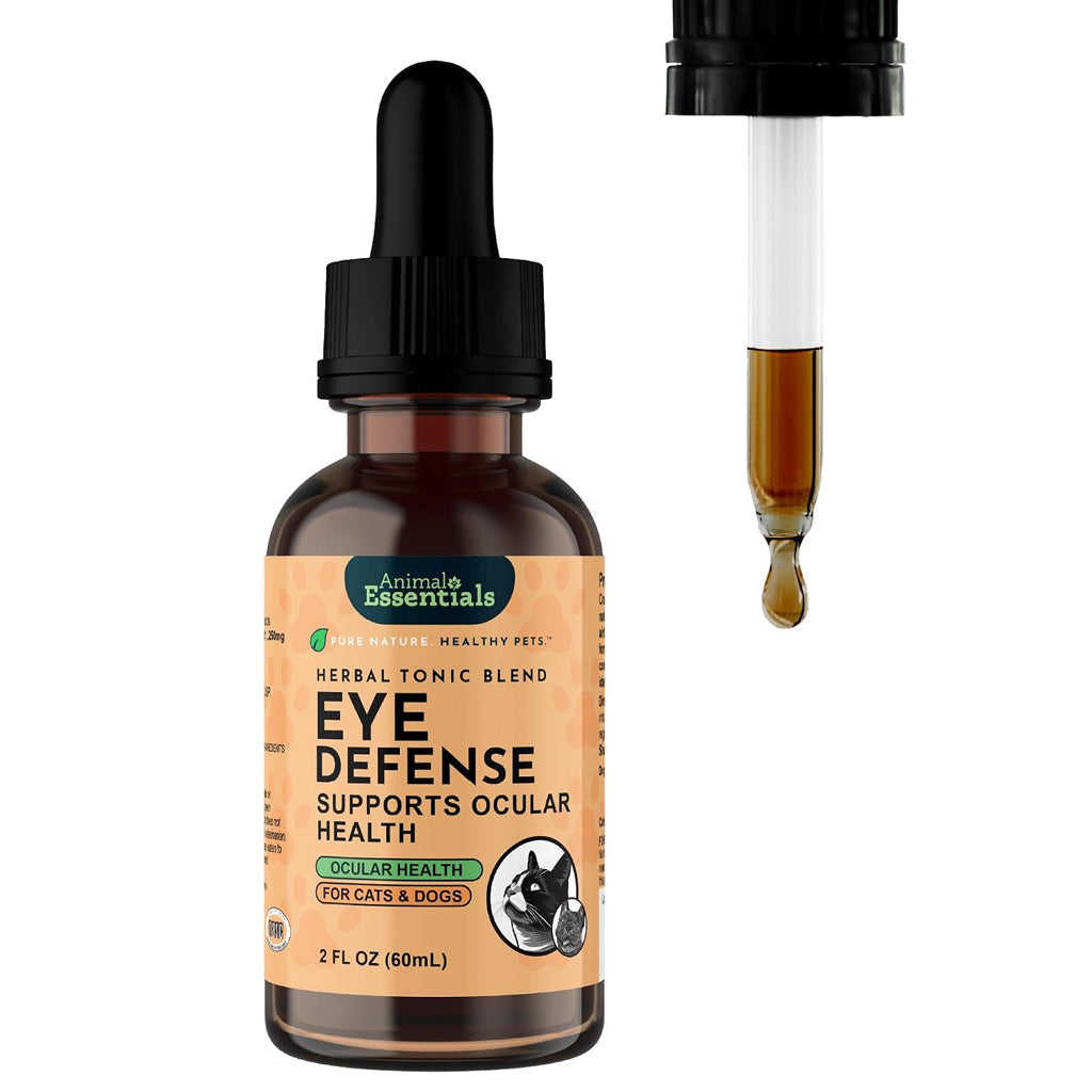 Animal Essentials Herbal Tonic Eye Defense Supports Ocular Health for Dogs & Cats
