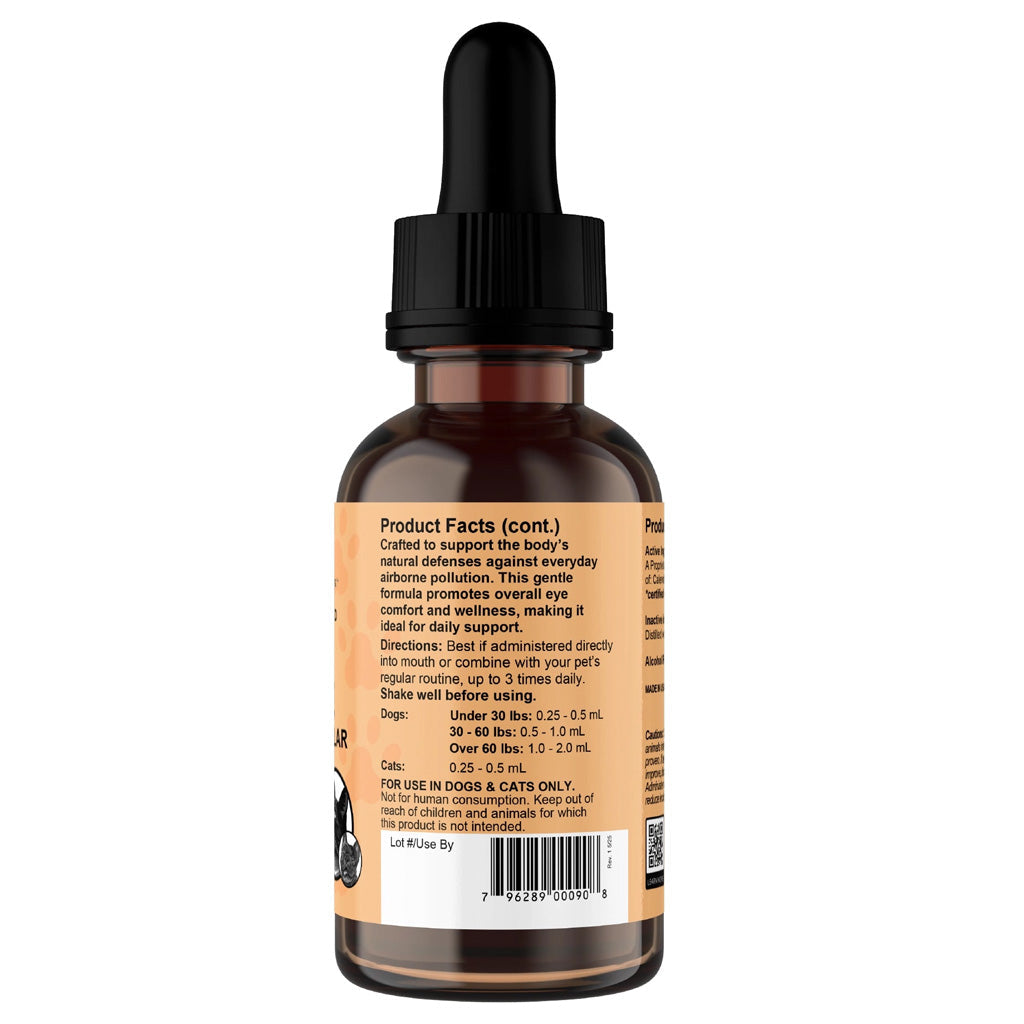 Animal Essentials Herbal Tonic Eye Defense Supports Ocular Health for Dogs & Cats