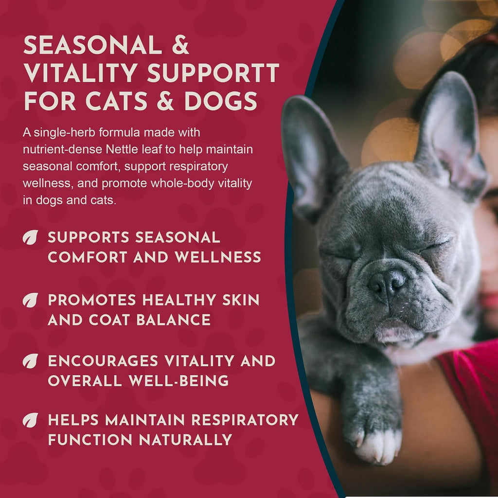 Animal Essentials Herbal Tonic Nettle Allergy Support for Dogs & Cats