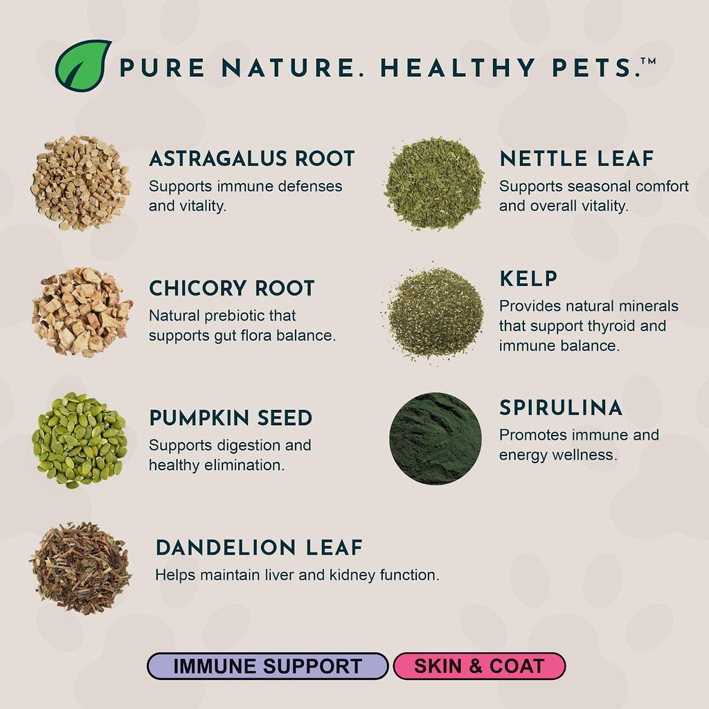 Animal Essentials Immuno Thrive Supplement Powder for Dogs & Cats, 5.3-oz
