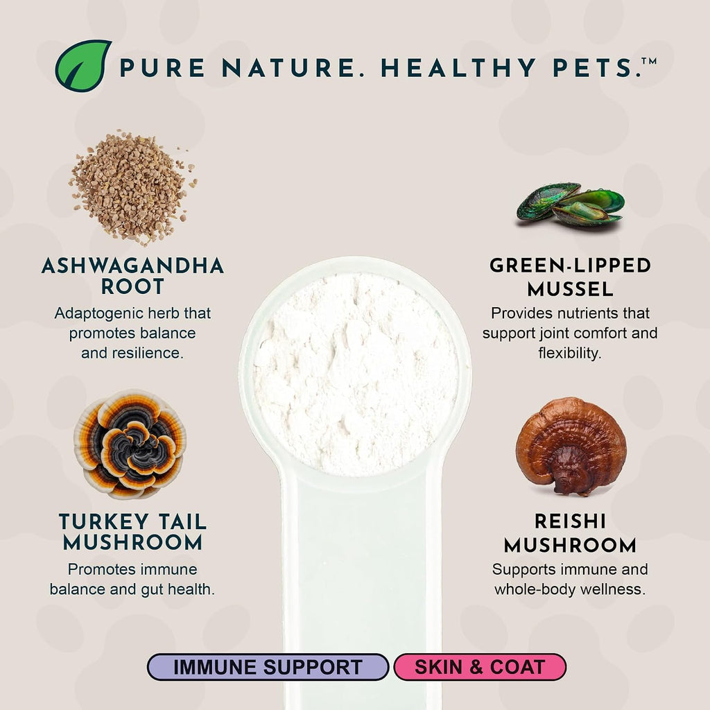 Animal Essentials Immuno Thrive Supplement Powder for Dogs & Cats, 5.3-oz