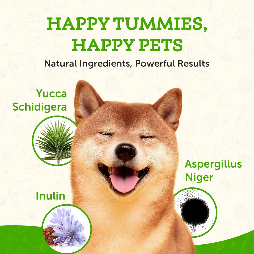 Animal Essentials Plant Enzyme & Probiotic Digestive Supplement Powder for Dogs & Cats