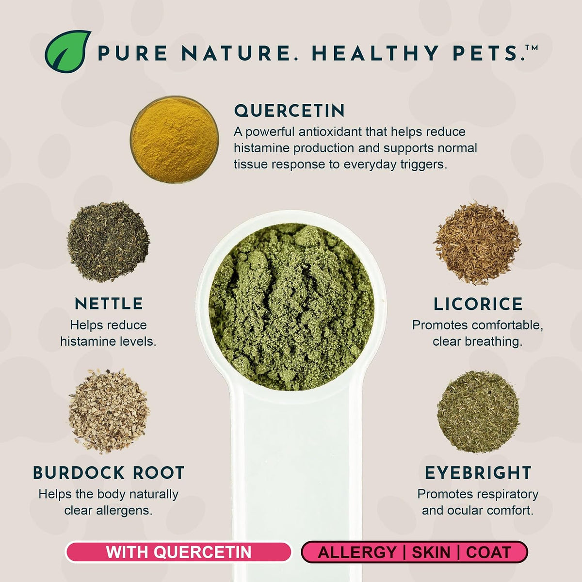 Animal Essentials Seasonal Allergy Powder for Dogs & Cats, 2.5-oz