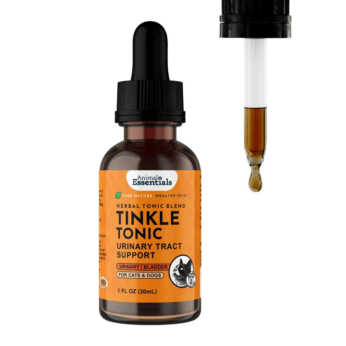Animal Essentials Tinkle Tonic Herbal Tonic to Support Urinary Tracts System for Dogs & Cats