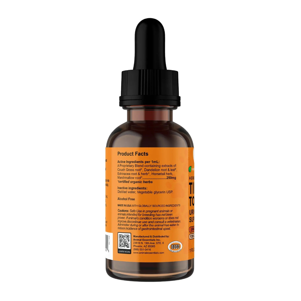 Animal Essentials Tinkle Tonic Herbal Tonic to Support Urinary Tracts System for Dogs & Cats